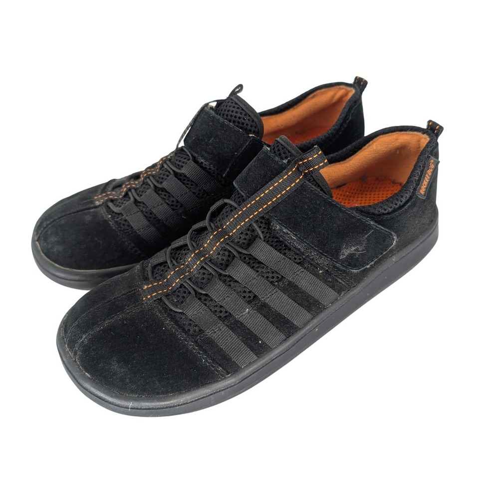 VTG Y2K Rocket Dog Suede Slip-On Sneakers Womens 8M Black Streetwear Indie 2000s